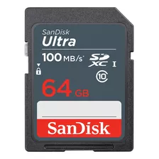 Cartão Memória Sdxc 64gb Ultra 100mbs Sandisk