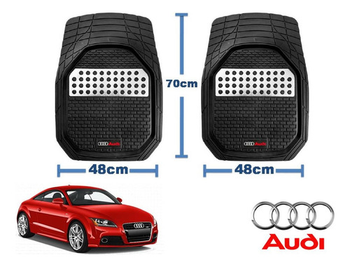 Tapetes 3d Logo Audi + Cubre Volante Tt 2007 A 2014 2015 Foto 4