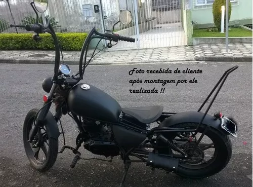 Kit Intruder 125 Bobber Paralama 90cm Banco Placa Lateral - Escorrega o  Preço