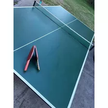 Mesa De Ping Pong Agm Pro 2 En Mdf Color Verde