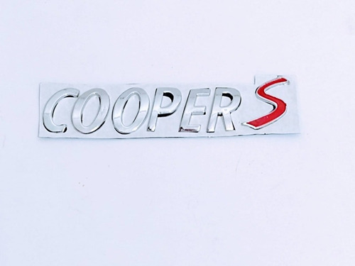 Emblema Mini Cooper S Letra R55 R56 Foto 2