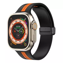 Pulseira Sport P/ Apple Watch 42mm 44mm 45mm 49mm - Preto Lr