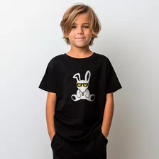 Camiseta Infantil Over Estampada Caimento Leve