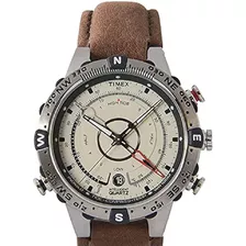 Timex Hombres T2n721 Brújula De Cuarzo Inteligente Temperatu