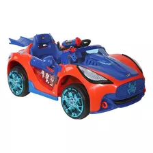 Disney Spider Man Supe Carro Convertible 6-volt / J Color Rojo