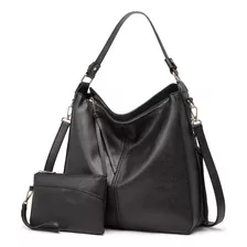 Bolso Bandolera Grande Moderno Para Mujer Con Cartera