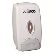 Winco Sd-100 Dispensador Manual De Jabón Blanco, Mediano