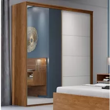 Guarda-roupa Casal Porta Espelhada 2 Portas 207cm Wt