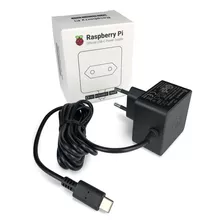 Fonte Carregador Oficial 3a 15.3w Usb C Para Raspberry Pi 4 