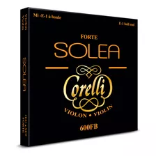 Encordoamento Para Violino Corelli Solea Forte 600fb