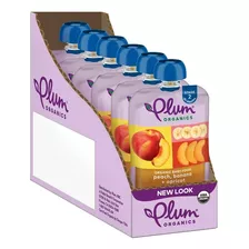 Plum Organics Comida Orgánica Para Bebés Etapa 2 Pack De 6