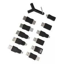 Adaptador De 12 Unidades, Convertidor Electrónico Usb2.0 De