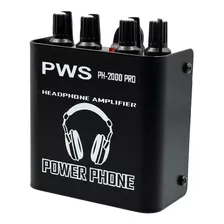 Amplificador Fone Pws Ph2000 Power Click Musicos Com Fonte