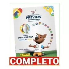 Álbum Figurinhas Copa América 2021 Preview Completo P/colar