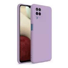 Capa Capinha Compatível Com Galaxy A12 Silicone Aveludado