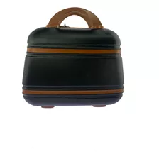 Necessaire De Viagem Abs Rígido Maleta De Mãos Cor:preto