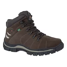 Bota Adventure Botina Para Trabalho Coturno Couro Legítimo