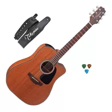 Violão Elétrico Takamine Gd 11 Mce Ns Tp4t+ Correia De Couro