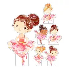 Mini Kit Display Festa Infantil Bailarina Aquarelada