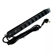 Zapatilla Pdu- Vf- 8 Tomas (comb. Schuko + 3 En Línea) 3 Mt