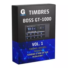 Patches, Efeitos E Timbres De Guitarra Para Boss Gt-1000