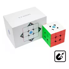 Magic Cube Profesional, 3 X 3 X 3, 3 X 3, Gan 356 X S +, Estructura Lubricante, Color Sin Adhesivo