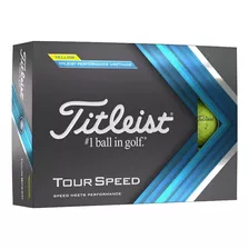 Pelotas Bolas De Golf Titleist Tour 12 Unidades Amarillo
