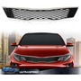 Fit 14-15 Kia Optima Glossy Black Front Bumper Lip Split Ttx