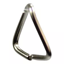 Elo Para Chaveiro Argola Triangulo 1000 Unidades Prata 8mm