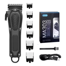 Maquina De Cortar Cabelo Profissional Sem Fio Bivolt Nf