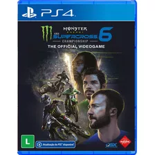 Jogo Monster Energy Supercross 6 Ps4 Midia Fisica Milestone