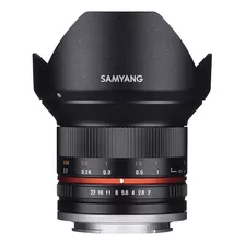 Lente Samyang Sy12m-e-bk De 12 Mm F2.0 Para Sony E, Negro