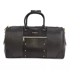 Bebe Bolsa De Viaje Ellisa Weekend Para Mujer, Croc Negro, T