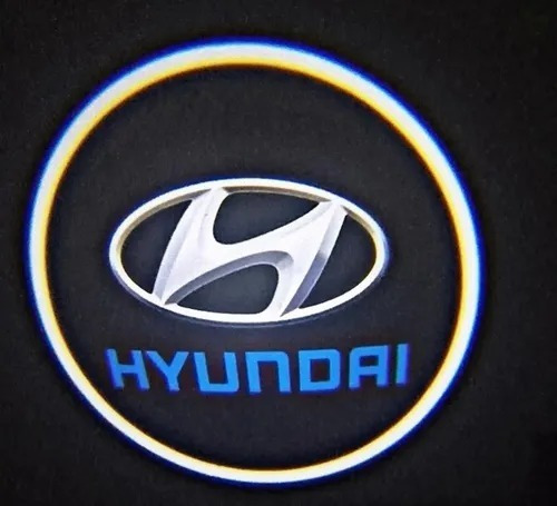 Proyector Cortesa Puerta Luz Led Hyundai Fibra De Carbn Foto 4