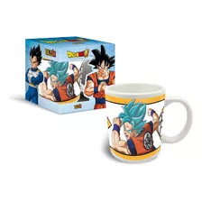 Taza Tazon Ceramica Dragon Ball Z Super Goku Blue 325 Ml