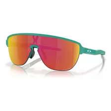 Gafas De Sol Oakley Corridor Matte Celeste Prizm De Color Naranja Rubí