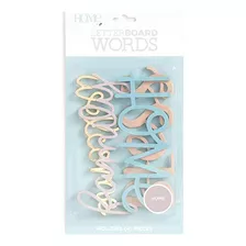 Troqueles View Word Pack Letterboard-home (4 Piezas) Lp...