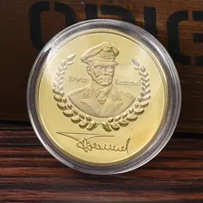 Moneda Medalla Conmemorativa Mariscal Erwin Rommel
