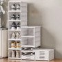 Organizador De Calçados 6 Pares Sapateira Modular Empilhável Branco