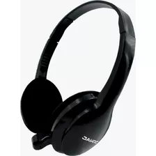 Auricular Vincha Pc Jahro Jd-809 Color Negro