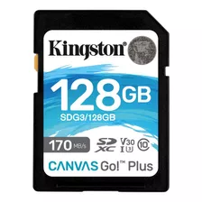 Tarjeta De Memoria Sd Kingston Canvas Go! Plus 128gb