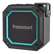 Bocina Bluetooth Portátil Tronsmart Groove 2 Ipx7 Luces Led Color Negro