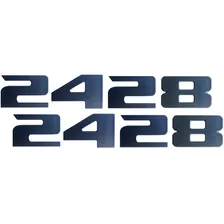 Emblema Lateral Da Cabine Novo Ford Cargo 2428 - Panda 
