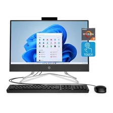 Computadora Hp All In One Amd Ryzen 3 8gb 1tb 21.5 Touch 