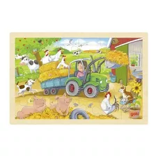 Puzzle Para Niños- Puzzle 24 Piezas Granja