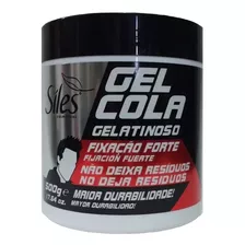 Gel Cola Gelatinoso Forte 500g Siles Sem Resíduo Kit C/3 Mc