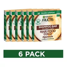  6 Pack Garnier Shampoo Bar Hair Food Coco 60 Gr