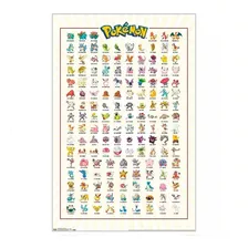 Poster Pokémon Original Varios Diseños + Tarjeta De Regalo