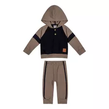 Conjunto Colorittá Infantil Preto/bege