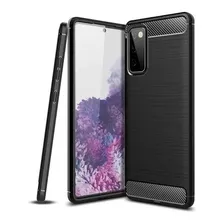 Funda Antigolpe Tpu Carbono Para Samsung S20 S20 Plus Ultra